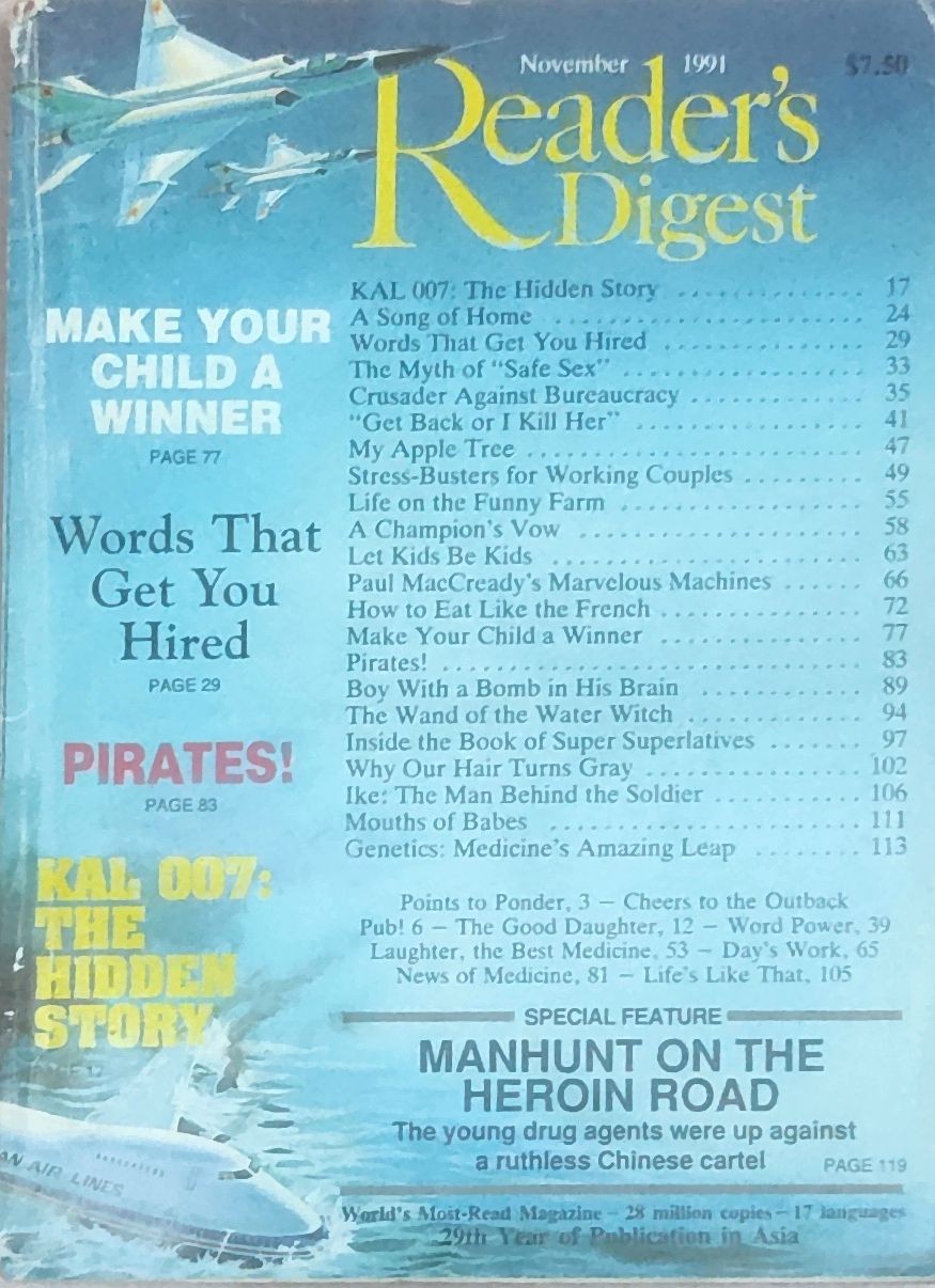 Reader's Digest November 1991