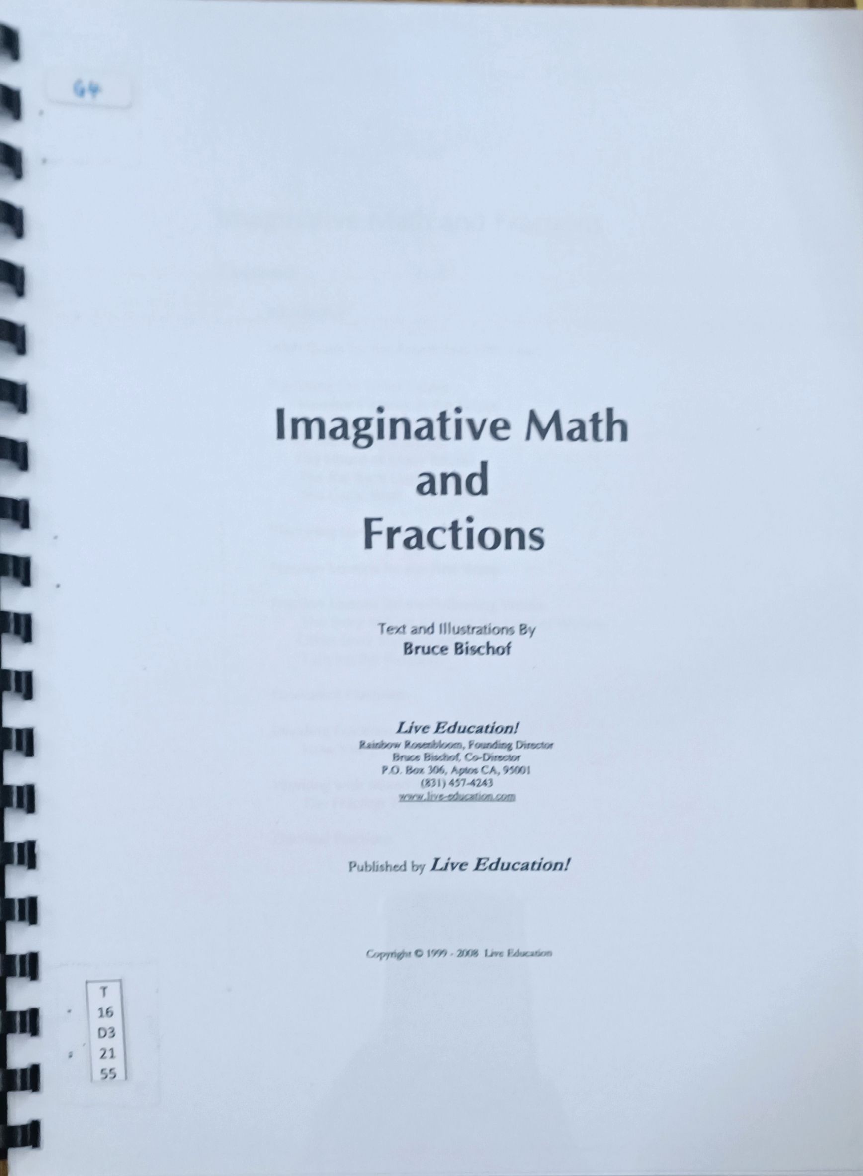 Imaginative Math and Fractions