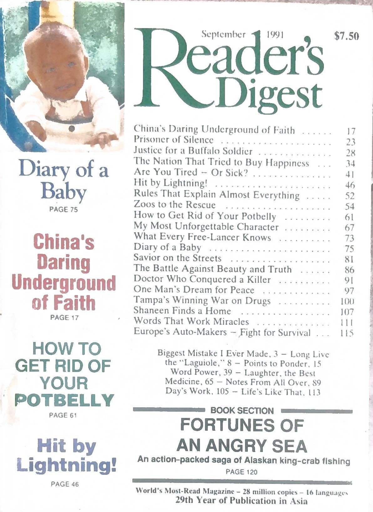 Reader's Digest September 1991