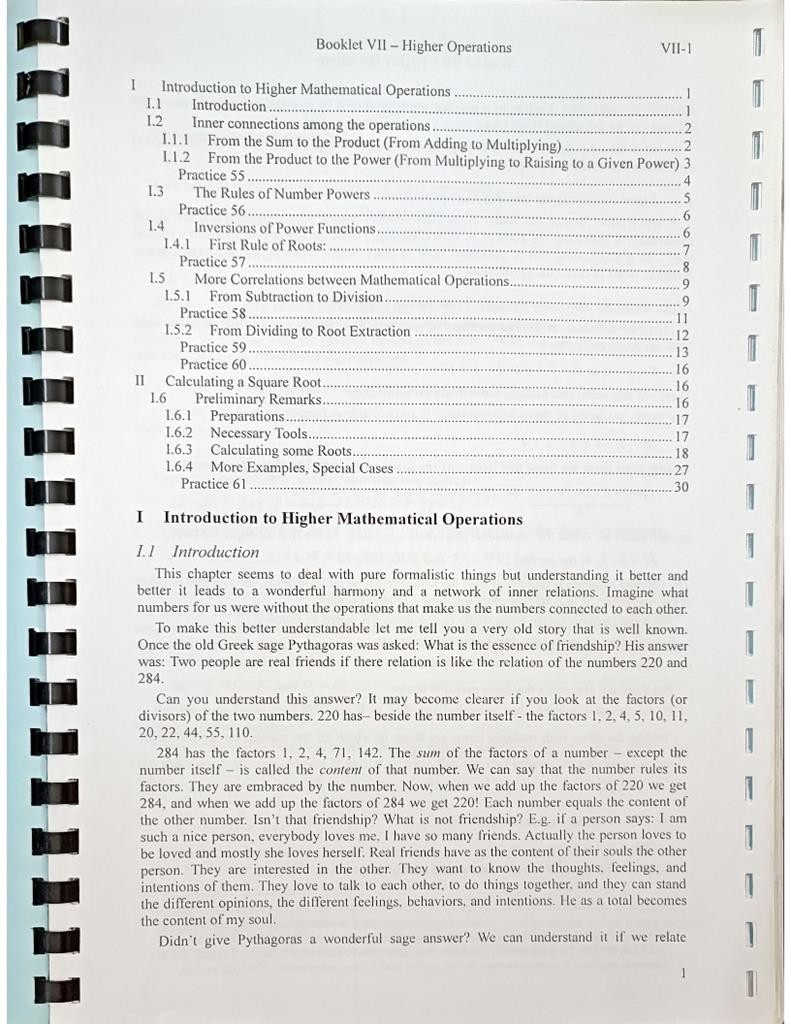 Mathematics Booklet (Ernst Schubert) G7 & G8