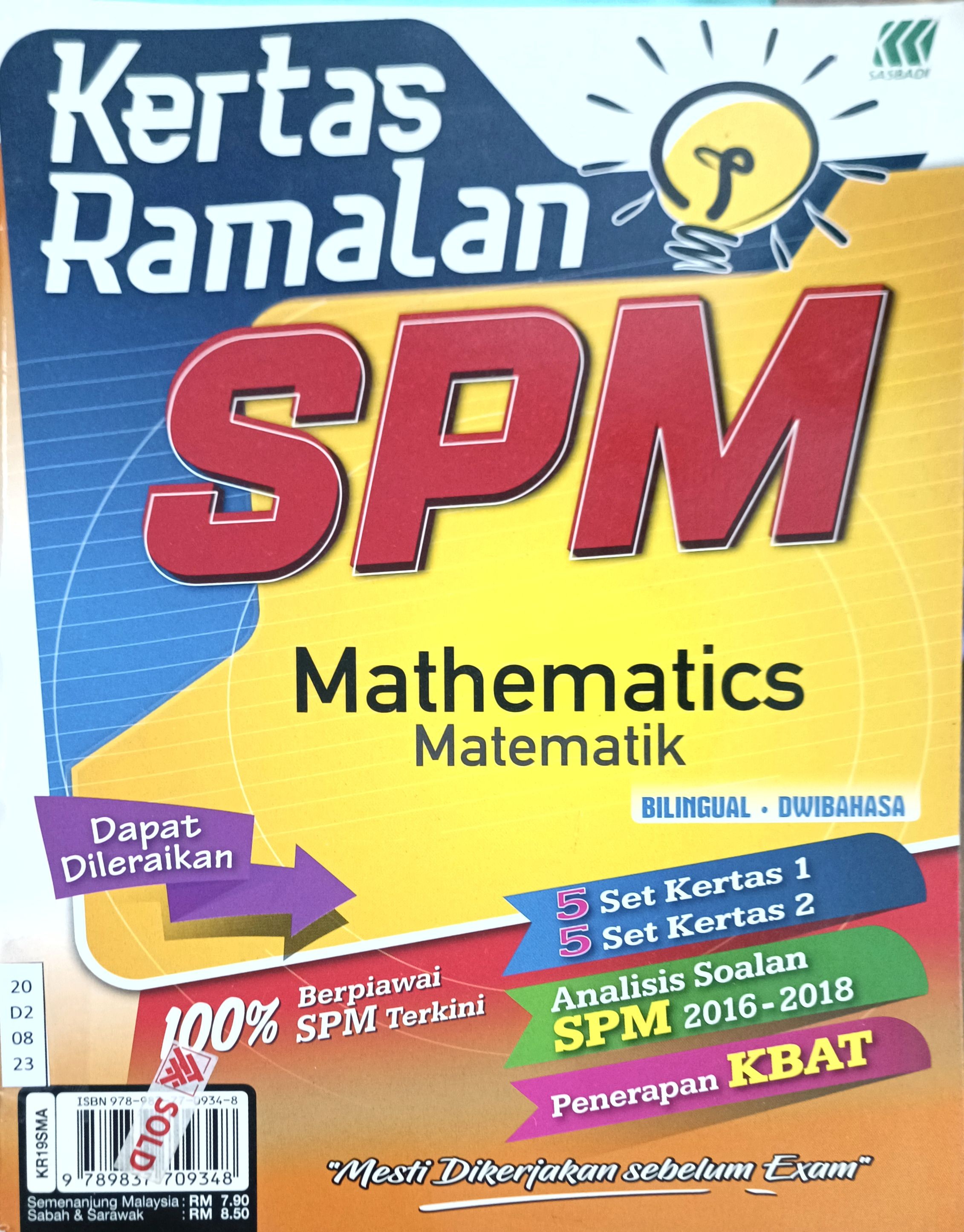 Kertas Ramalan SPM Mathematics